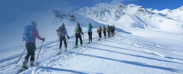 Skitouren on the Arlberg